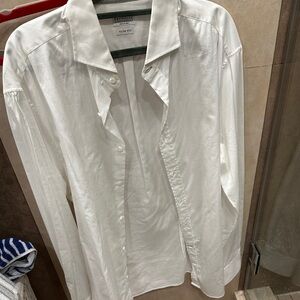 New Brunello Cucinelli White Men's Shirt Sz XXL